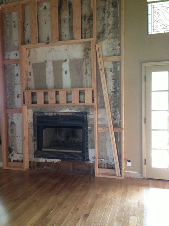 More Fireplace Demo and Plans Little Green Notebook